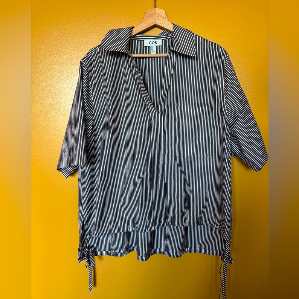 Cos Poplin Shirt stripe